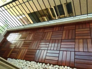 Wood deck