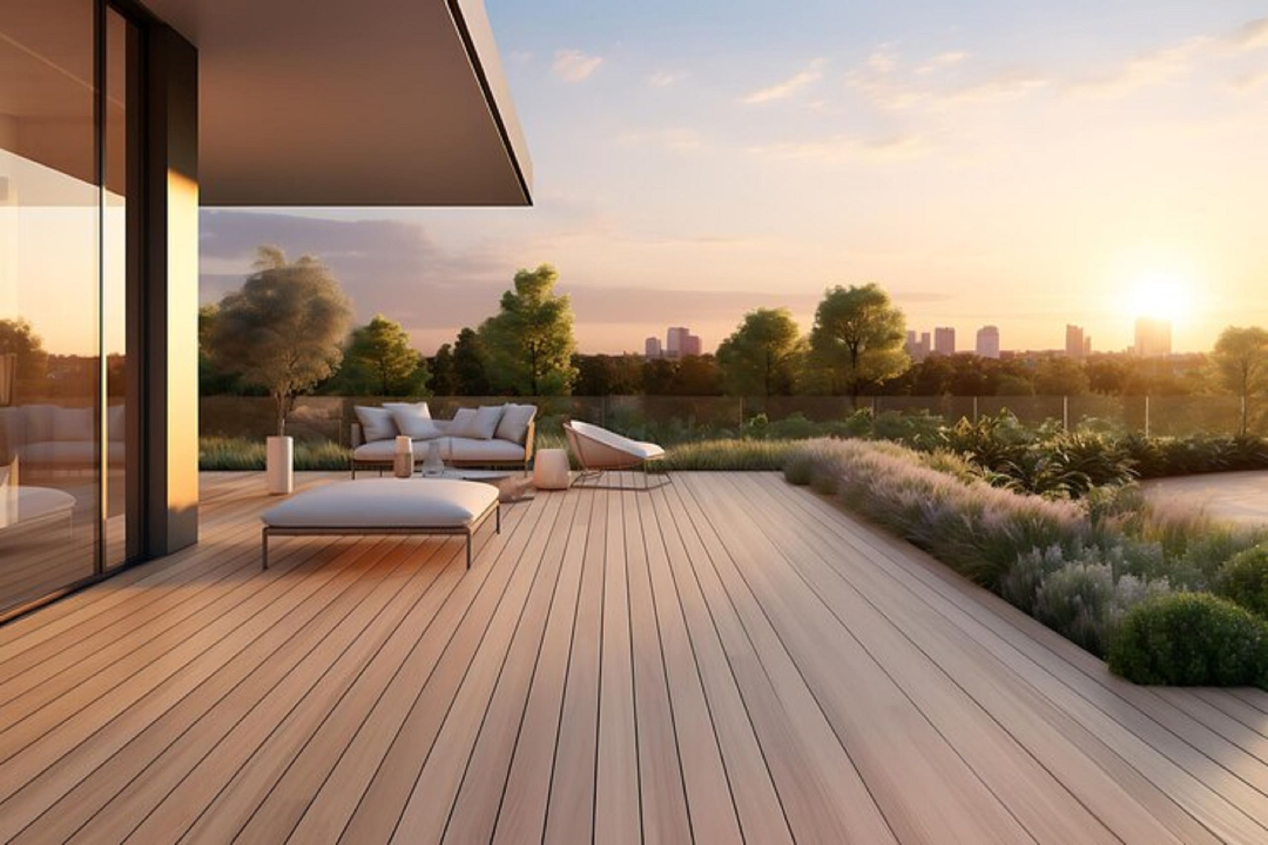 Wood decks flooring in Delhi
